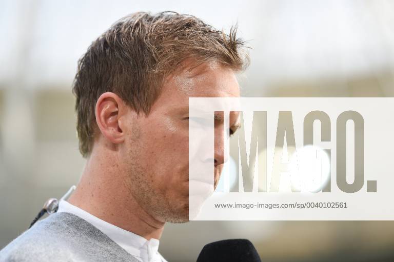 Fussball, 1. Bundesliga, TSG 1899 Hoffenheim - VfL Wolfsburg,, v.l. Hoffenheims Trainer Julian Nagelsmann (TSG 1899 Hoffenheim) DFL regulations prohibit any use of photographs as image sequences and or quasi-video. 1. Fussball Bundesliga, TSG 1899 Hoffenheim - VfL Wolfsburg Sinsheim