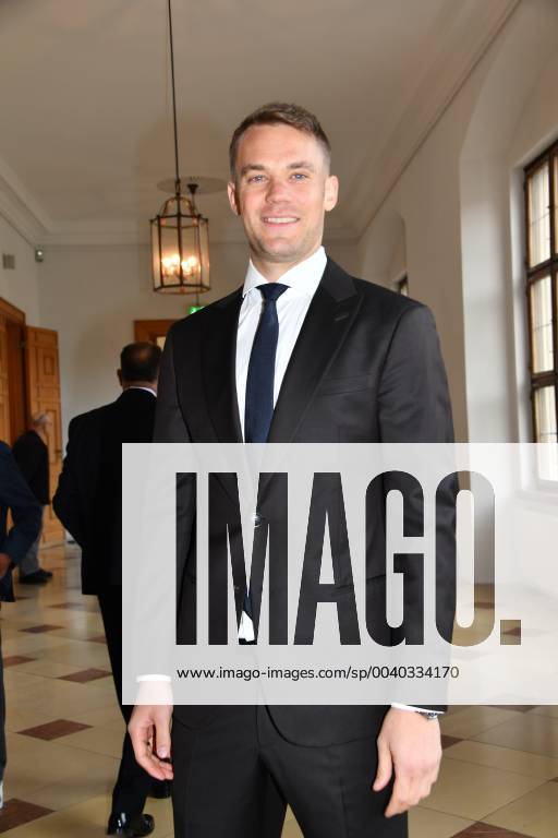 Manuel Neuer Verleihung der Sozialmedaille Bayerische Staatsmedaille für soziale Verdienste Max-Joseph-Saal Residenz München 13. Mai 2019