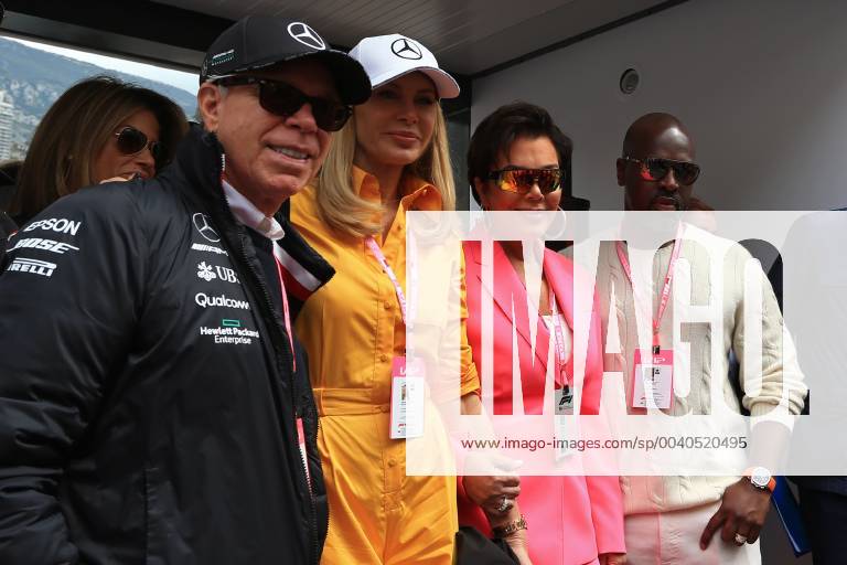 26th May 2019, Monte Carlo, Monaco; F1 Grand Prix of Monte Carlo, race day; Kris Jenner and Corey Gamble arrive with Tommy Hilfiger and Dee Ocleppo ActionPlus12138050 Octane