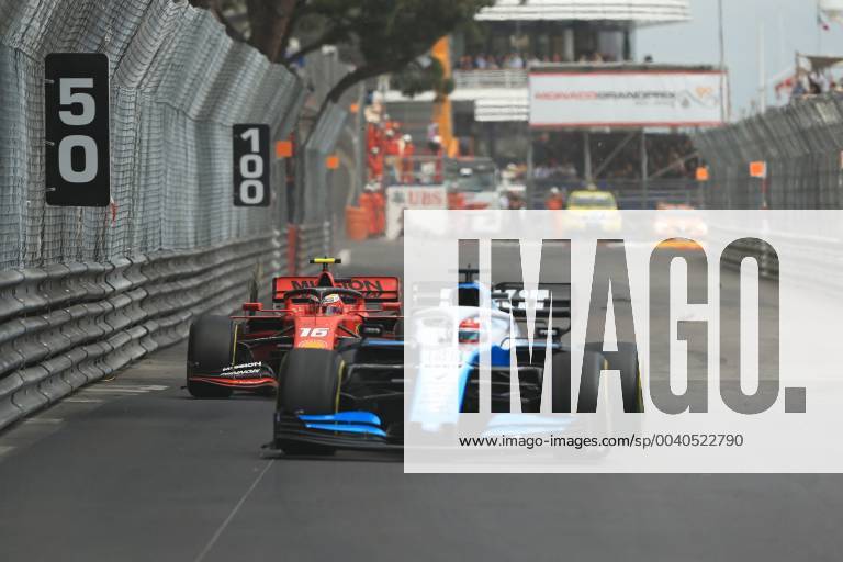 26th May 2019, Monte Carlo, Monaco; F1 Grand Prix of Monte Carlo, race day; Scuderia Ferrari, Charles Leclerc rear tire in shreds which will cause him to retire later in the race ActionPlus12138145 Octane