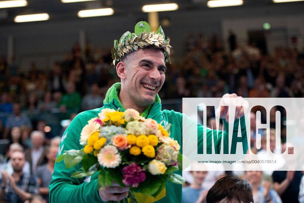 KW22 Minden, Deutschland 29.05.2019: 1. Handball Bundesliga - 2018 2019 - GWD Minden vs. Bergischer HC Verabschiedung Dalibor Doder (Minden) Minden Nordrhein-Westfalen Deutschland Kampa Halle