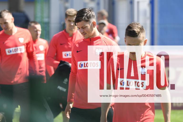 WARSZAWA 31.05.2019 TRENING REPREZENTACJI POLSKI --- POLISH FOOTBALL national team, Nationalteam TRAINING SESSION IN WARSAW DAWID KOWNACKI, DAMIAN KADZIOR FOT. MACIEJ BIALY FOTOPYK NEWSPIX.PL --- Newspix.pl 190531BIA002