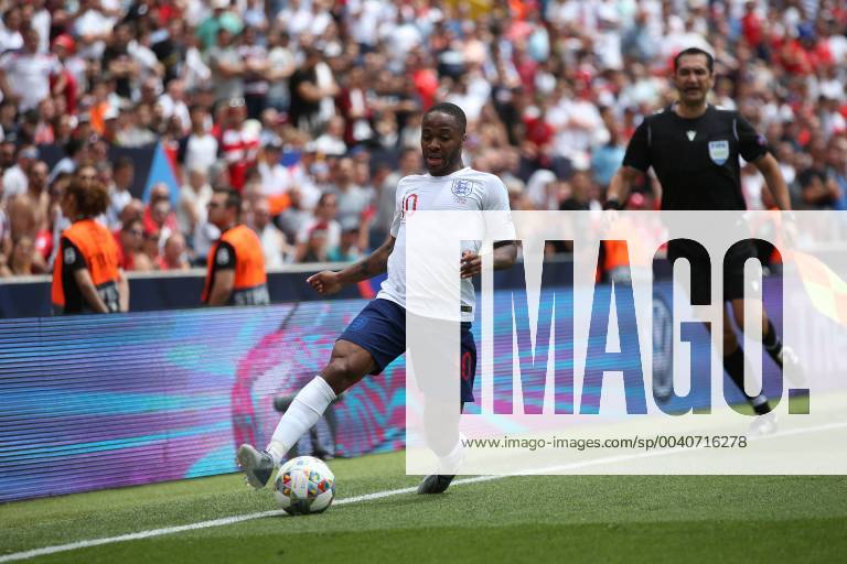 Switzerland v England UEFA Nations League 3rd Place Play-off Raheem Sterling of England in action during the UEFA Nations League 3rd Place Play-off match at Estadio D. Afonso Henrique, Guimaraes Content Not Available For UK Newspapers