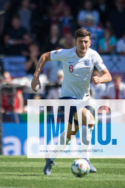 Guimaraes, Portugal, 09.06.2019, UEFA Nations League, 3. Platz, Schweiz - England, Harry Maguire (England) controls the ball ( Defodi-09-531-002636