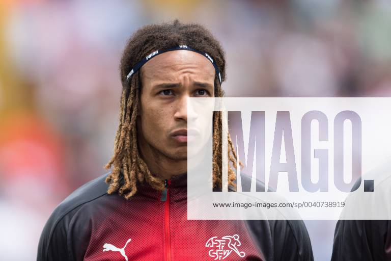 Guimaraes, Portugal, 09.06.2019, UEFA Nations League, 3. Platz, Schweiz - England, Kevin Mbabu (Switzerland) looks on ( Defodi-09-531-002648
