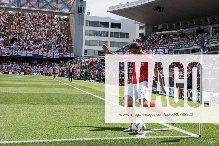Guimaraes, Portugal, 09.06.2019, UEFA Nations League, 3. Platz, Schweiz - England, Ricardo Rodriguez (Switzerland) controls the ball ( Defodi-09-531-002641