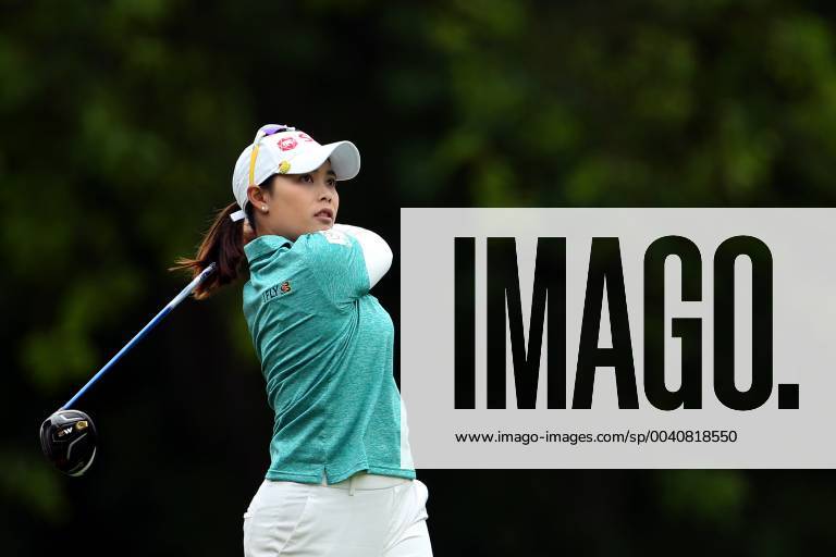 Belmont, Michigan, United States - Mariya Jutanugarn of Bangkok, Thailand hits from the 17th tee during the final round of the Meijer LPGA, Golf Damen Classic golf tournament at Blythefield Country Club in Belmont, MI, USA Sunday, June 16, 2019. Meijer LPGA Classic - Final Round - ZUMAn230 20190616_zaa_n230_1196
