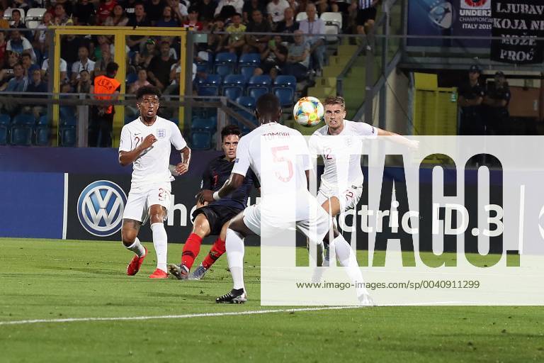 Foto Andrea Rigano LaPresse 24 giugno 2019 San Marino, San Marino calcio Croazia vs Inghilterra - UEFA Europeo Under 21 Italia 2019 Nella foto: go lBrekalo Foto Andrea Rigano LaPresse June 24, 2019 San Marino, San Marino sport soccer Croatia vs England - UEFA Under 21 Championship Italy 2019 - In the pic: gol Brekalo