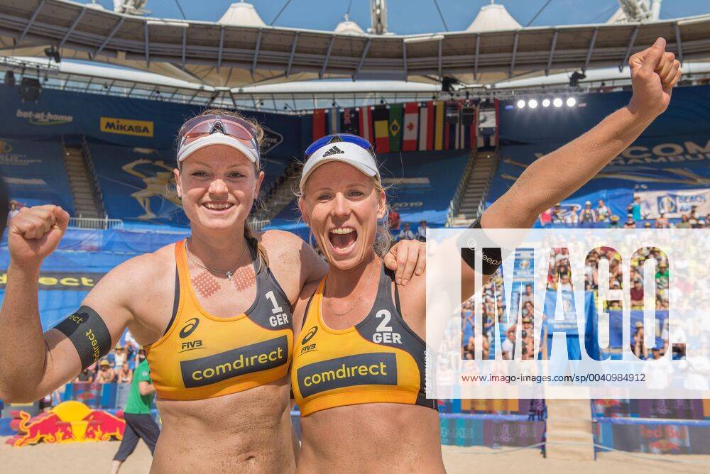 KW26 FIVB Beach volleyball, Beachvolleyball World Championships Hamburg 2019; 30.06.2019 Julia Sude, Karla Borger (GER); FIVB Beach Volleyball World Championships Hamburg 2019 am 30.06.2019, Hamburg.