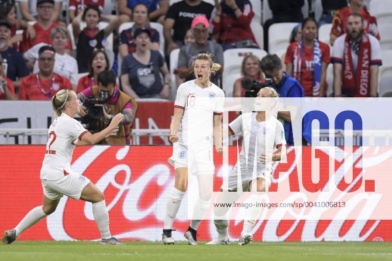 (L-R) Beth Mead of England women, Ellen White of England women, Rachel Daly of England women during the FIFA Women s World Cup France 2019 semi final match between England and United States of America at Stade de Lyon on July 02, 2019 in Lyon, France FIFA Women s World Cup France 2019 2018 2019 Imagesx xGerritxvanxKeulenxIVx 14891484