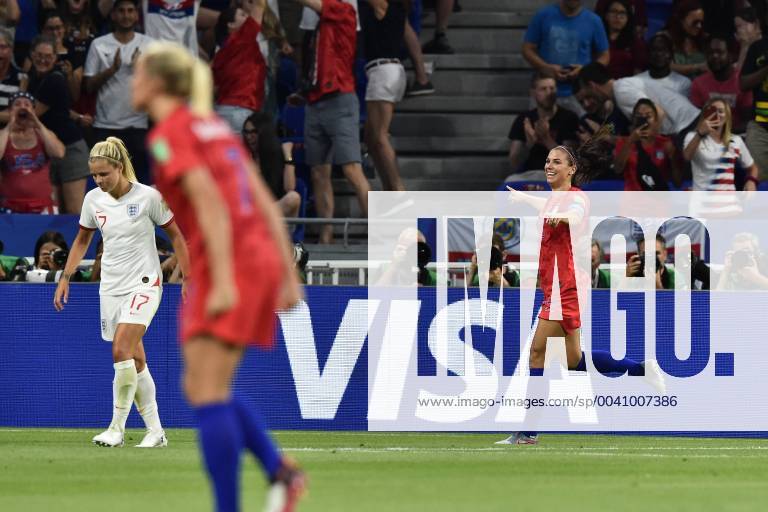 Joie de Alex Morgan (etats unis) et de ses coequipieres FOOTBALL : Angleterre vs Etats-Unis - Coupe du monde de Football Feminin 1 2 finale - 02 07 2019 FredericChambert Panoramic
