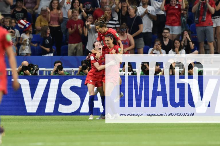 Joie de Alex Morgan (etats unis) et de ses coequipieres FOOTBALL : Angleterre vs Etats-Unis - Coupe du monde de Football Feminin 1 2 finale - 02 07 2019 FredericChambert Panoramic