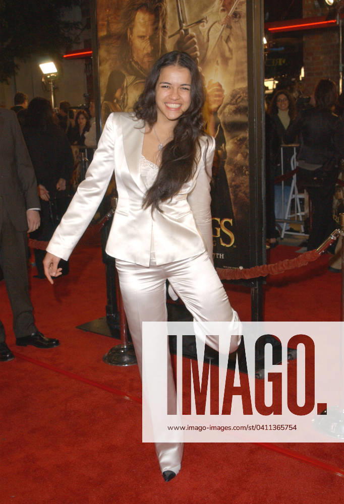 The Lord of The Rings:The Return of The King L.A. Premiere Michelle Rodriguez attends The Lord of The Rings:The Return of The King L.A. Premiere held at The Mann Village Theatre. December 3,2003 ( ) Copyright 2003 by Debbie VanStory iPhoto.ca Los Angeles CA USA