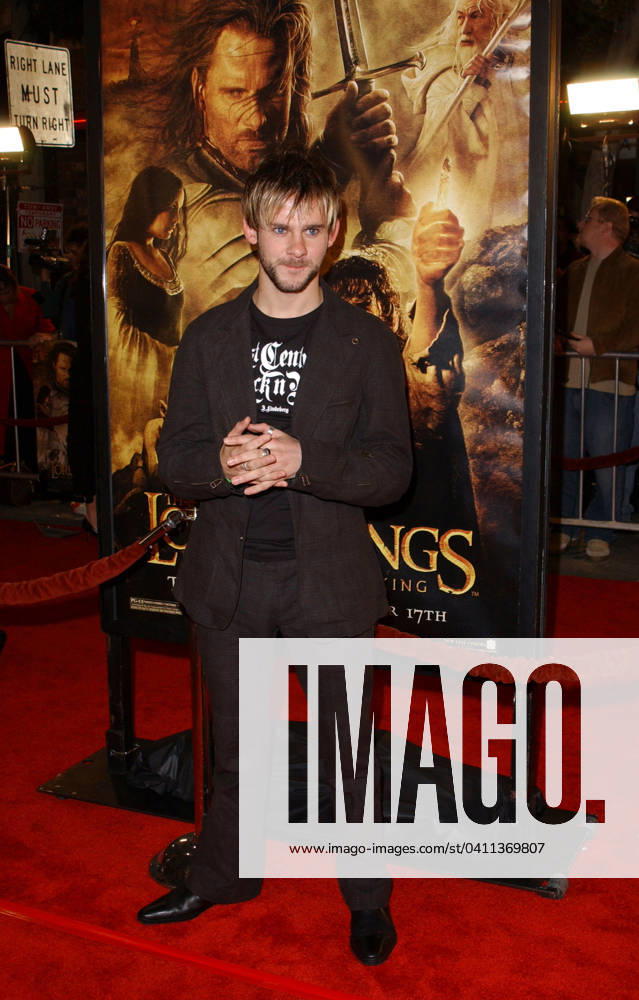 The Lord of The Rings:The Return of The King L.A. Premiere Dominic Monaghan attends The Lord of The Rings:The Return of The King L.A. Premiere held at The Mann Village Theatre. December 3,2003 ( ) Copyright 2003 by Debbie VanStory iPhoto.ca Los Angeles CA USA
