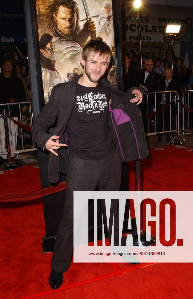 The Lord of The Rings:The Return of The King L.A. Premiere Dominic Monaghan attends The Lord of The Rings:The Return of The King L.A. Premiere held at The Mann Village Theatre. December 3,2003 ( ) Copyright 2003 by Debbie VanStory iPhoto.ca Los Angeles CA USA