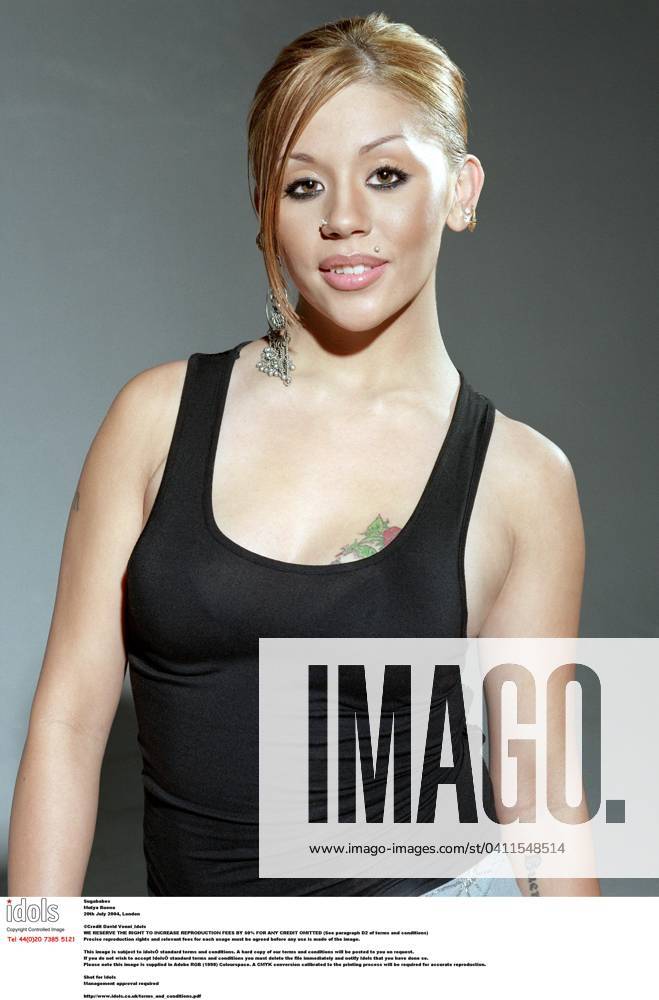Sugababes Mutya Buena 20th July 2004,.......... Sugababes Mutya Buena 20th July 2004, London _ Shot for Management approval required http: , Credit:David Venni Avalon