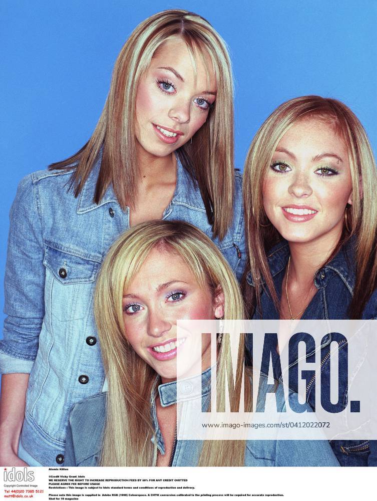 Atomic Kitten Natasha Hamilton, Liz McC.......... Atomic Kitten Natasha Hamilton, Liz McClarnon, Jenny Frost _ Shot for 19 magazine , Credit:Vikki Grant Avalon