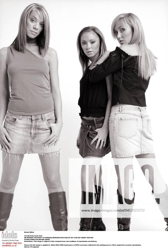 Atomic Kitten Natasha Hamilton, Liz McC.......... Atomic Kitten Natasha Hamilton, Liz McClarnon, Jenny Frost _ Shot for 19 magazine , Credit:Vikki Grant Avalon