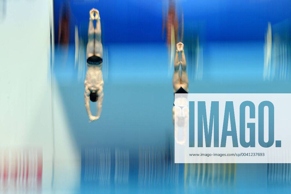Tina Punzel, Lou Massenberg GER Germany Bronze Medal Gwangju South Korea 20 07 2019 Mixed 3m Synchro Springboard Final 18th FINA World Aquatics Championships Nambu University Aquatics Center Photo © Andrea Staccioli Deepbluemedia Insidefoto AndreaXstaccioli