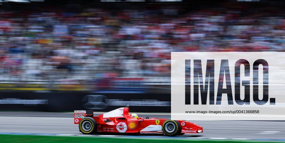 Motorsport FIA Formel 1, Mercedes Benz Großer Preis von Deutschland 2019 3.Freies Training v.l. Mick Schumacher im Ferrari 2004 von Vater Michael Schumacher Hockenheim
