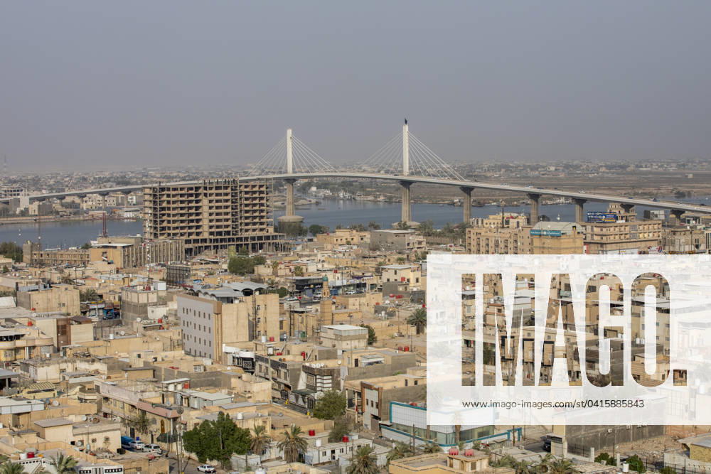 The Slow Death of Shatt al-Arab 08 17 2022 Basra, Iraq. A view of Basra city in extremely hot summer weather. Basra Basra Iraq