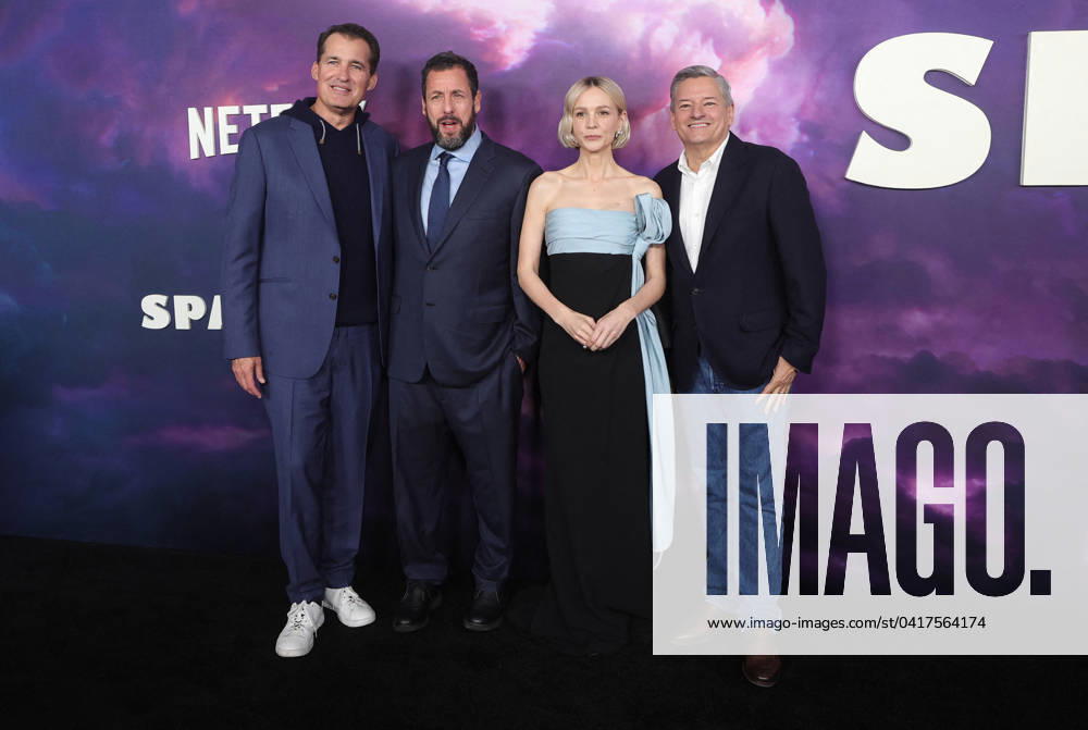 Spaceman Special Screening - LA Scott Stuber, Adam Sandler, Carey Mulligan, Ted Sarandos At Photocall For Netflix s Spaceman at The Egyptian Theatre Hollywood in Los Angeles, CA, USA on February 26 2024. Photo by Fati S ABACAPRESS.COM Los Angeles CA United States