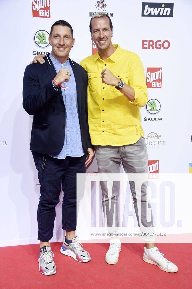Stefan Kretzschmar und Pascal Hens bei der Verleihung des Bild Award 2019 in der Fischauktionshalle. Hamburg
