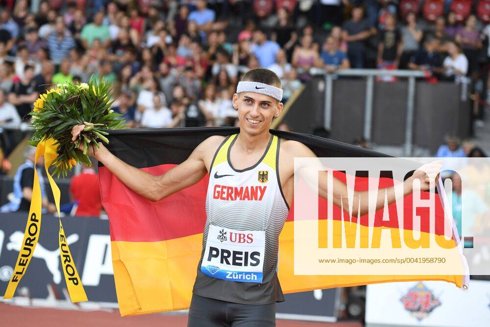 Bilder des Jahres 2019, Sport 08 August Zuerich, Leichtathletik,Track&Field, athletics, IAAF Diamond League, Weltklasse Zürich 2019, 29.08.2019, Letzigrung Stadion Zuerich, 400m Hürden , Constantin Preis Deutschland