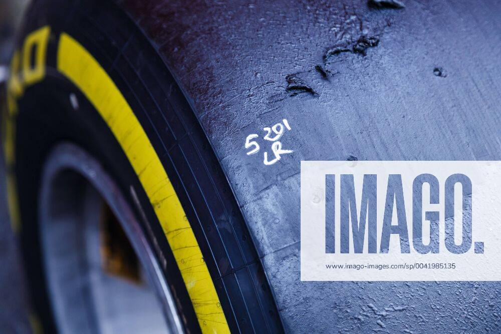 Reifenmarkierung von Pirelli, Grosser Preis von Belgien 2019, Motorsport, Formel 1, 30.08.2019, Grosser Preis von Belgien 2019, Motorsport, Formel 1, 30.08.2019 Spa Francorchamps