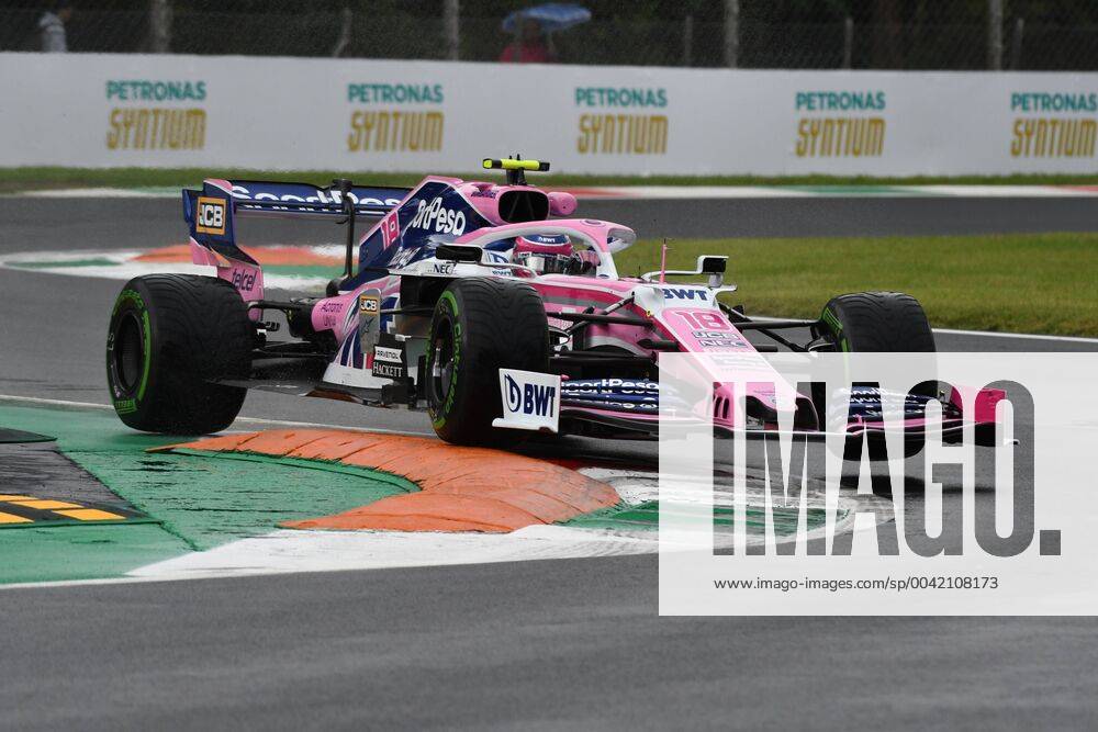 Lance Stroll ( 18, SportPesa Racing Point F1 Team) mit Schwierigkeiten, Formel 1, Grosser Preis von Italien, 1. Freies Training, 06.09.2019 Formel 1, Grosser Preis von Italien, 1. Freies Training, 06.09.2019 Monza