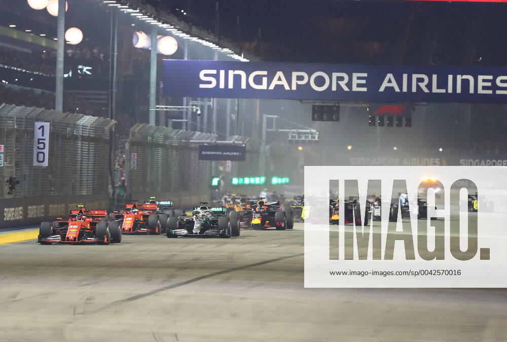 Start, formula 1 GP, Singapore, 22.09.2019 Photo:mspb Lukas Gorys Start, formula 1 GP, Singapore,