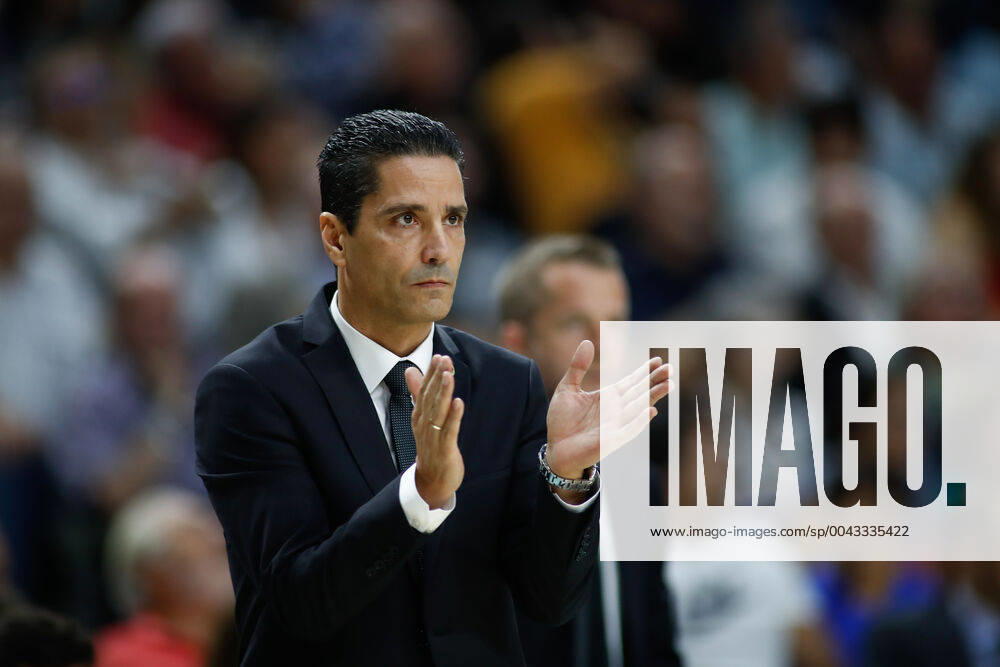 MADRID, SPAIN - OCTOBER 10: I. Sfairopoulos of Grece and Maccabi during the EuroLeague basketball match, Round 2 Regular Season Games, played between Real Madrid and Maccabi FOX at Wizink Center, on October 10, 2019 in Madrid, Spain. Basket: EuroLeague - Real Madrid v Maccabi FOX - ZUMAa181 20191010_zaa_a181_064