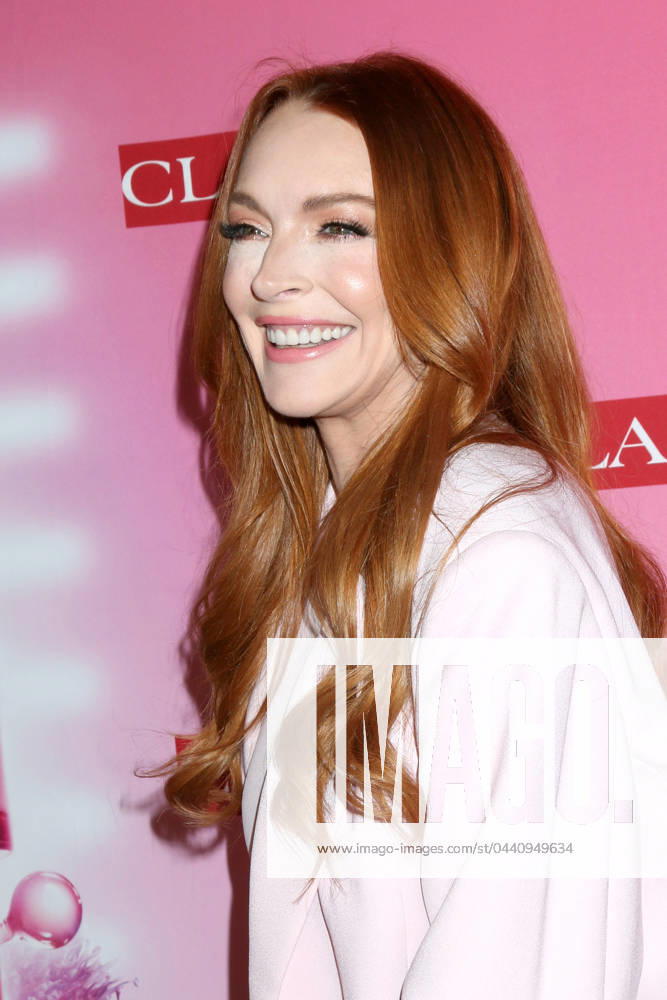 USA - Clarins New Product Launch Party - Los Angeles LOS ANGELES - MAR 15: Lindsay Lohan at the Clarins New Product Launch Party on the Private Residence on March 15, 2024 in Los Angeles, CA Los Angeles CA USA