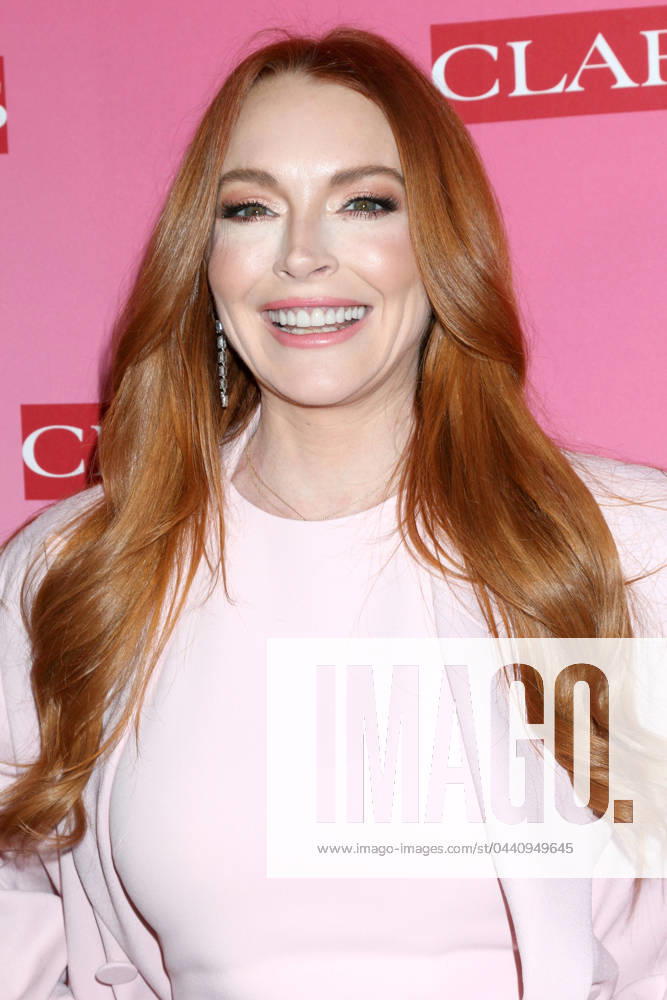 USA - Clarins New Product Launch Party - Los Angeles LOS ANGELES - MAR 15: Lindsay Lohan at the Clarins New Product Launch Party on the Private Residence on March 15, 2024 in Los Angeles, CA Los Angeles CA USA