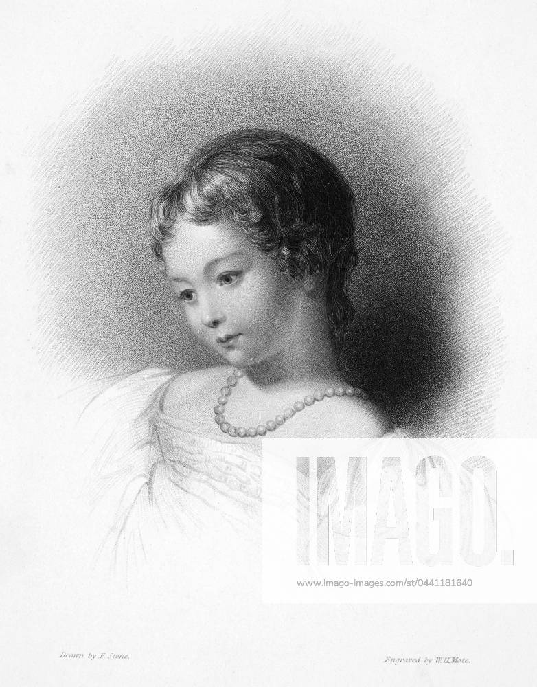 AUGUSTA ADA LOVELACE (1815-1852). Née Byron. Countess of Lovelace. Daughter of the poet Lord Byron and mathematician considered the world s first computer programmer, as a child. Stipple engraving, 19th century.