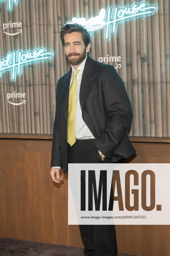 Jake Gyllenhaal attends the Road House New York Premiere at Jazz at Lincoln Center in New York City. New York United States - ZUMAs197 20240319_aaa_s197_358