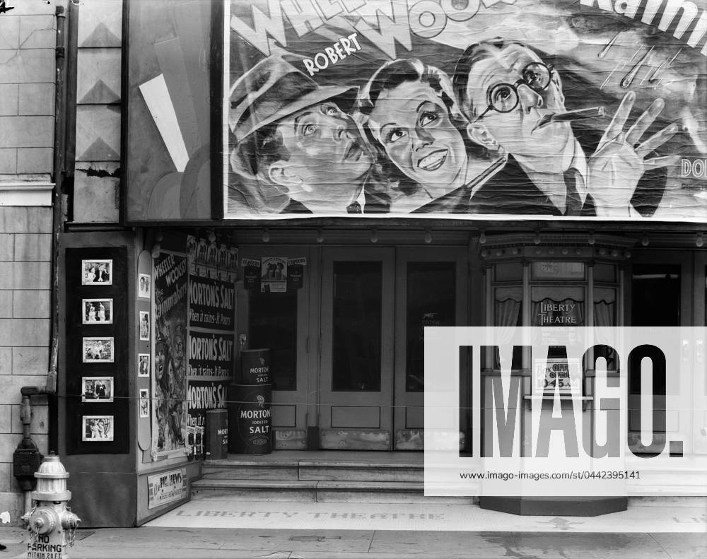 NEW ORLEANS: THEATER, 1935. Liberty Theatre on Saint Charles Street in New Orleans, Louisiana. Photograph by Walker Evans, 1935.