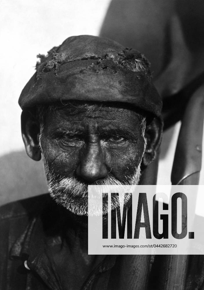 HAVANA: COAL LOADER, 1933. Portrait of a coal loader in Havana, Cuba. Photograph by Walker Evans, 1933.