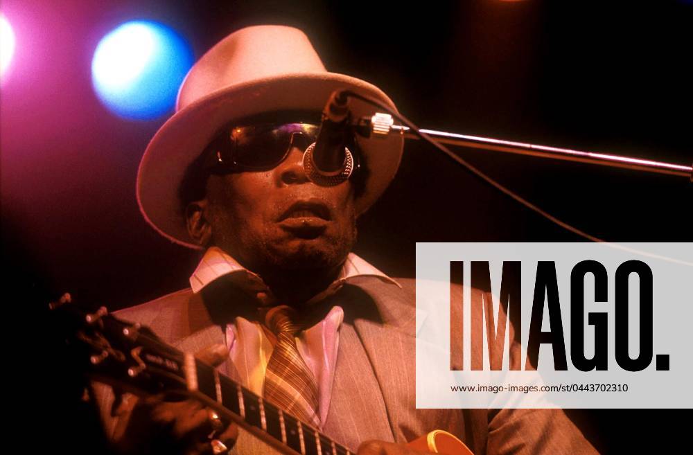 John Lee Hooker JOHN LEE HOOKER PERFORMS AT THE BELGIUM RHYTHM N BLUES FESTIVAL 1988 -, Credit:Goedefroit Music Avalon