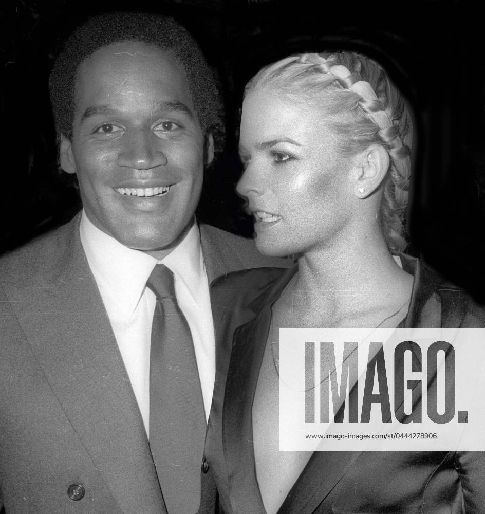**FILE PHOTO** O.J. Simpson Has Passed Away. OJ Simpson and Nicole Simpson Undated Photo By Adam Scull PHOTOlink MediaPunch