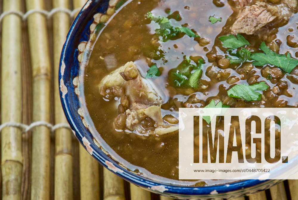Hyderabad Daal Gosht Hyderabad Daal Gosht - Mutton With Bottle Gourd , Lentils ,model released, Symbolfoto