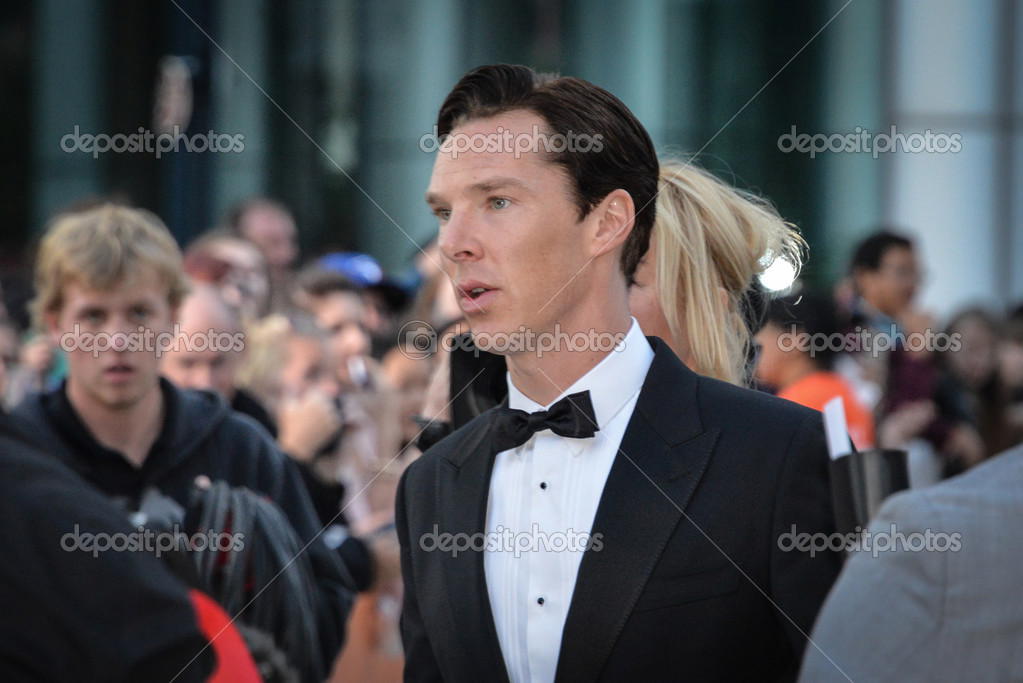 Cast member Benedict Cumberbatch arrives for the premiere of The Fifth Estate at the 38th Toronto International Film Festival on September 5, 2013. The movie is based on the true-life story of WikiLeaks founder Julian Assange.