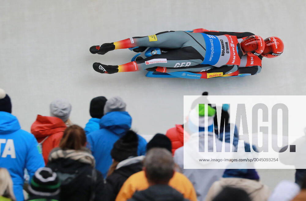Bilder des Jahres 2019, Sport 11 November LUGE - FIL WC Innsbruck Igls 2019 INNSBRUCK,AUSTRIA,23.NOV.19 - LUGE - FIL World Cup Igls, artificial track, doubles, men. Image shows Toni Eggert and Sascha Benecken (GER). GEPAxpictures xAndreasxPranter