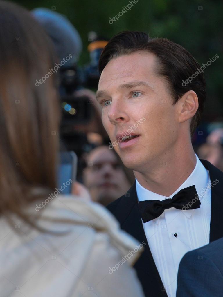 Cast member Benedict Cumberbatch arrives for the premiere of The Fifth Estate at the 38th Toronto International Film Festival on September 5, 2013. The movie is based on the true-life story of WikiLeaks founder Julian Assange.