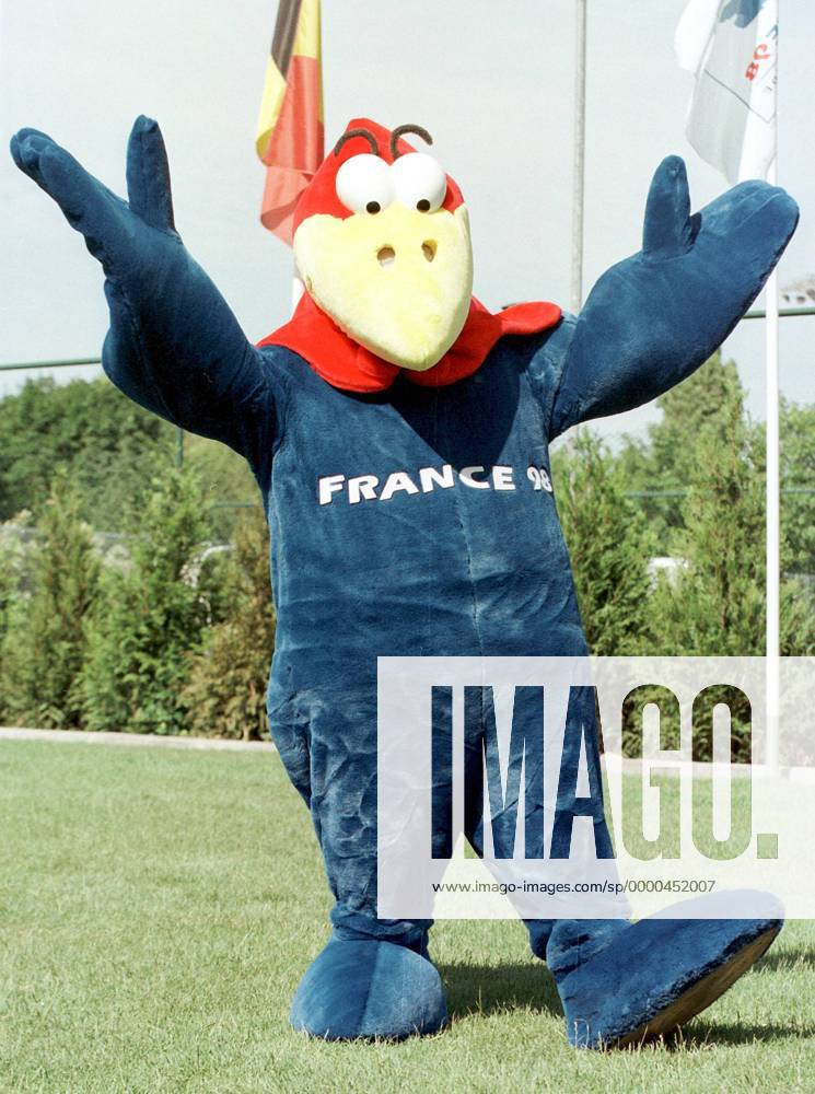 FOOTIX - Das Maskottchen der Weltmeisterschaft 1998 Fußball WM Herren Glücksbringer 1998, Figur, Talisman, Einzelbild