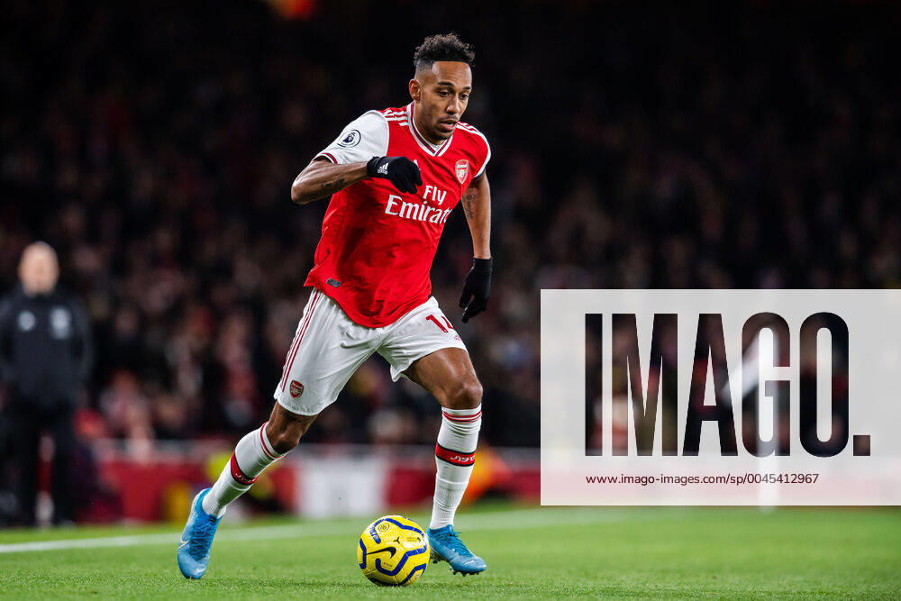 Pierre-Emerick Aubameyang of Arsenal during the Premier League football match between Arsenal and Brighton & Hove Albion on December 5, 2019 in London. Photo: Vegard Wivestad Grott BILDBYRAN kod VG 170447 bbeng football fotboll fotball premier league arsenal brighton brighton & hove albion