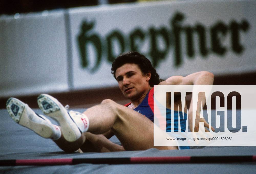 Sergej Bubka (UdSSR) Leichtathletik Herren 1991 Einzelbild Aufnahmedatum geschätzt