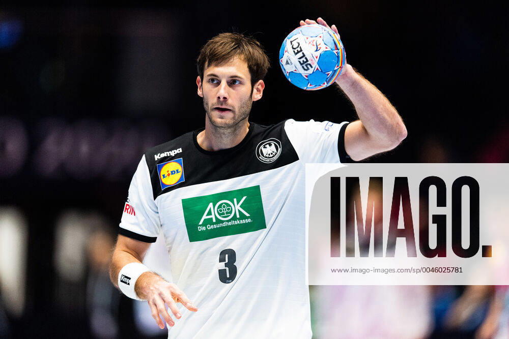 Uwe Gensheimerof Germany during the EHF European Handball Championship match between Germany and the Netherlands on January 9, 2020 in Trondheim. Photo: Vegard Wivestad Grott BILDBYRAN kod VG 170456 bbeng handball handball handboll handball-em 2020 european men?s handball championship 2020 em 2020 handbolls-em 2020 ehf euro 2020 tyskland germany deutschland holland nederland nederländerna