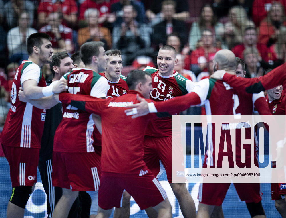 Ungarn efter kampen mellem Ungarn-Rusland i Malmoe Arena loerdag den 11. januar 2020. , Copenhagen Denmark