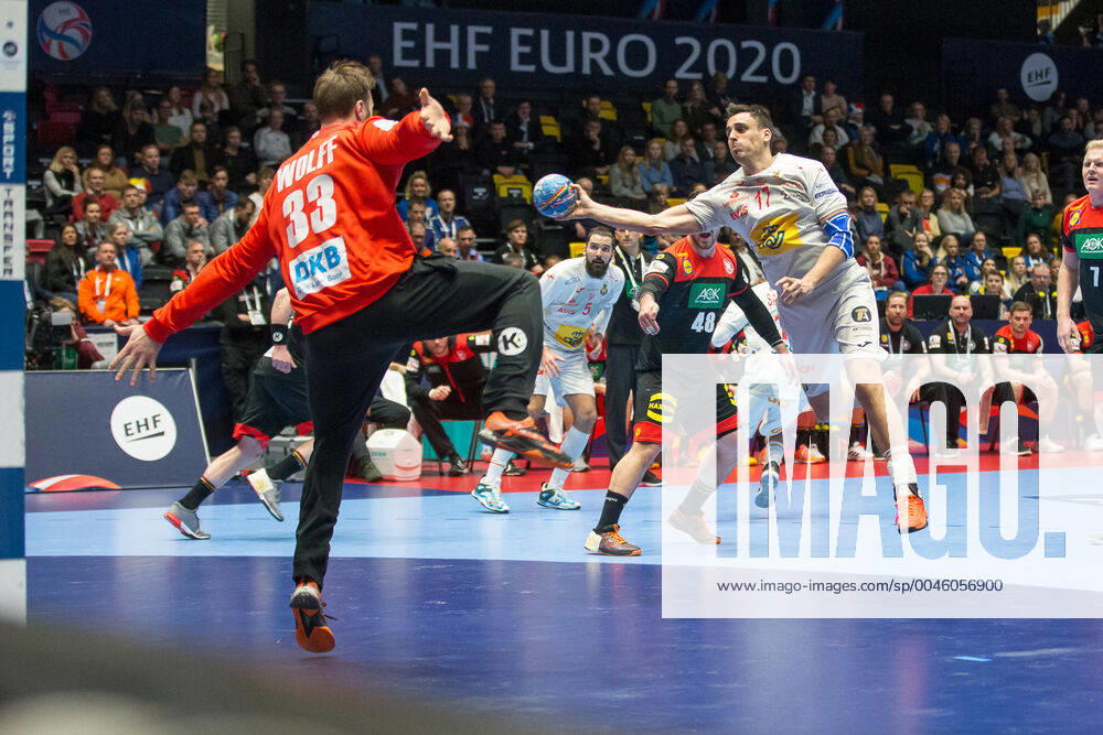 FIGUERAS TREJO Adrian (Espagne - Spain) HANDBALL : Championnat d Europe 2020 : Allemagne vs Espagne - 01 11 2020 THEOPHILELaurent Panoramic